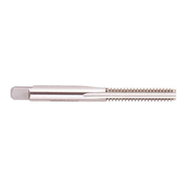 Regal Cutting Tools - #0-80 UNF 2B 2 Flute Bright Finish Solid Carbide Straight Flute Standard Hand Tap - Bottoming, Right Hand Thread, 1-5/8" OAL, 5/16" Thread Length, H2 Limit, Oversize - Industrial Tool & Supply