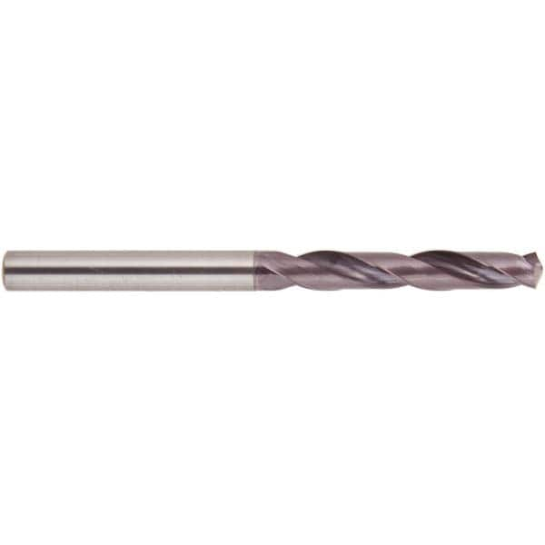 National Twist Drill - 9.1mm 140° Solid Carbide Jobber Drill - Industrial Tool & Supply