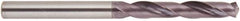 National Twist Drill - 7mm 140° Solid Carbide Jobber Drill - AlTiN Finish, Right Hand Cut, Spiral Flute, Straight Shank, 74mm OAL - Industrial Tool & Supply