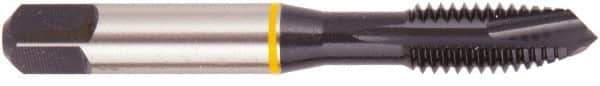 Regal Cutting Tools - 3/8-16 UNC, 3 Flute, Oxide Finish, Vanadium High Speed Steel Spiral Point Tap - Plug Chamfer, Right Hand Thread, 2-15/16" OAL, 3/4" Thread Length, 0.381" Shank Diam, 2B Class of Fit, Series Triple Crown - Exact Industrial Supply