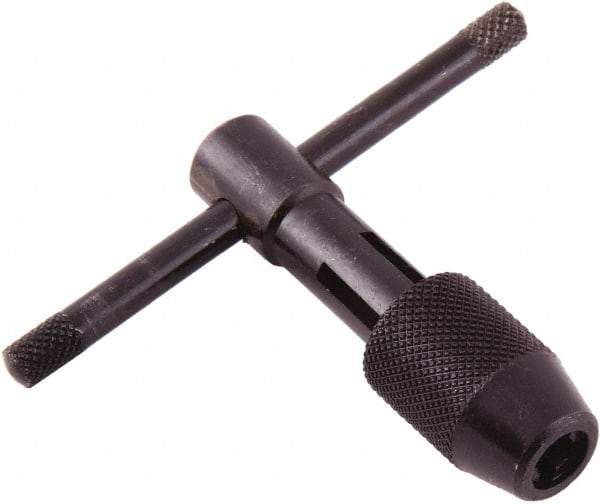 Regal Cutting Tools - #0 to 1/4" Tap Capacity, T Handle Tap Wrench - 2-1/4" Overall Length - Exact Industrial Supply