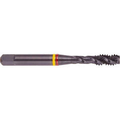 Regal Cutting Tools - #10-32 UNF 3 Flute 2B Bottoming Spiral Flute Tap - Powdered Metal, Oxide Finish, Right Hand Flute, Right Hand Thread, H3, Series Triple Crown - Exact Industrial Supply