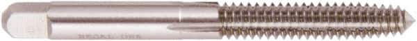 Regal Cutting Tools - 1/4-28 UNF 2B H4 Thread Limit Plug Thread Forming Tap - High Speed Steel, Bright Finish, 2-1/2" OAL, 1" Thread Length, Right Hand Thread, Series Met-Flo - Exact Industrial Supply