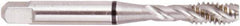 Regal Cutting Tools - 9/16-18 UNF 3 Flute 2B Bottoming Spiral Flute Tap - High Speed Steel, Bright Finish, Right Hand Flute, Right Hand Thread, H5, Series Triple Crown - Exact Industrial Supply