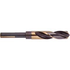 National Twist Drill - 33/64" Drill, 118° Point, High Speed Steel Silver Deming & Reduced Shank Drill Bit - Industrial Tool & Supply