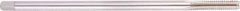Regal Cutting Tools - 1/2-20 UNF, 4 Flute, Bright Finish High Speed Steel, Hand, Extension Pulley Tap - Plug Chamfer, 6" OAL, 1-21/32" Thread Length - Exact Industrial Supply