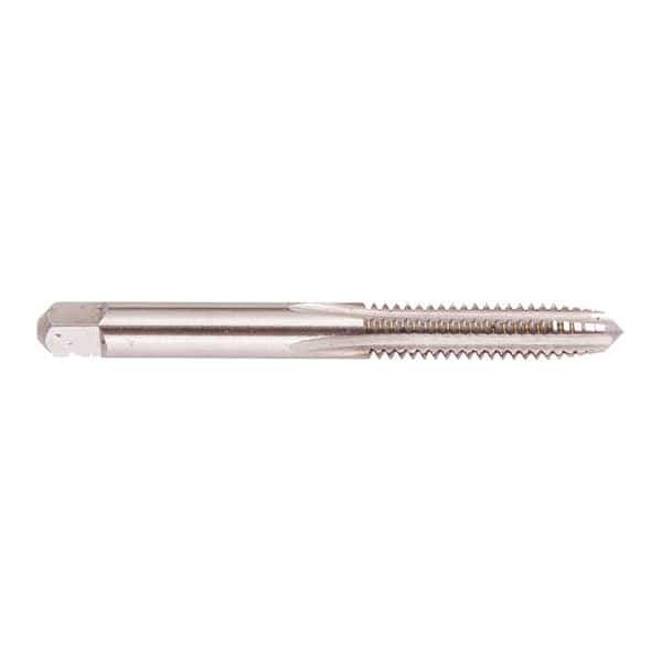 Regal Cutting Tools - 3/4-10 UNC 4 Flute Bright Finish High Speed Steel Straight Flute Standard Hand Tap - Taper, Right Hand Thread, 4-1/4" OAL, 2" Thread Length, H21 Limit, Oversize - Industrial Tool & Supply