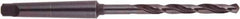 National Twist Drill - 2-7/16", 5MT 118° Point High Speed Steel Taper Shank Drill Bit - Oxide Finish, 11-1/4" Flute Length, 18-3/4" OAL, Spiral Flute, Series 200 - Industrial Tool & Supply