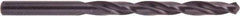 National Twist Drill - Letter Z 118° High Speed Steel Jobber Drill - Oxide Finish, Right Hand Cut, Spiral Flute, Straight Shank, 5-1/4" OAL - Industrial Tool & Supply