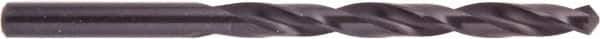 National Twist Drill - Letter L 135° High Speed Steel Jobber Drill - Oxide Finish, Right Hand Cut, Spiral Flute, Straight Shank, 4-1/4" OAL, Split Point - Industrial Tool & Supply
