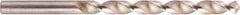National Twist Drill - 3/8" 118° High Speed Steel Jobber Drill - Bright Finish, Right Hand Cut, Spiral Flute, Straight Shank, 5" OAL - Industrial Tool & Supply