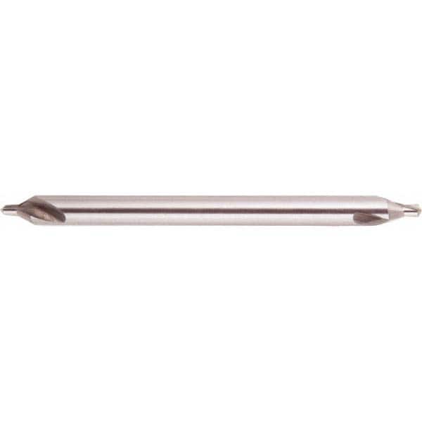 National Twist Drill - #6 Plain Cut 60° Incl Angle High Speed Steel Combo Drill & Countersink - Industrial Tool & Supply
