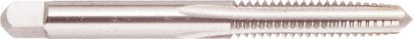 Regal Cutting Tools - M12x1.25 Metric Fine 6H 4 Flute Bright Finish High Speed Steel Straight Flute Standard Hand Tap - Taper, Right Hand Thread, 3-3/8" OAL, 1-21/32" Thread Length, D5 Limit, Oversize - Exact Industrial Supply