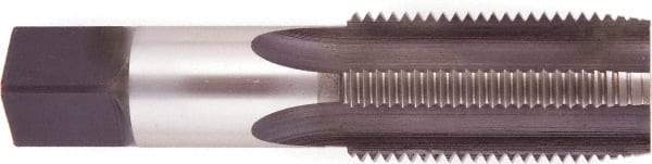 Regal Cutting Tools - 2-3/8 - 8 UNS 6 Flute Bright Finish High Speed Steel Straight Flute Standard Hand Tap - Bottoming, Right Hand Thread, 8-1/2" OAL, 4" Thread Length, H6 Limit, Oversize - Exact Industrial Supply