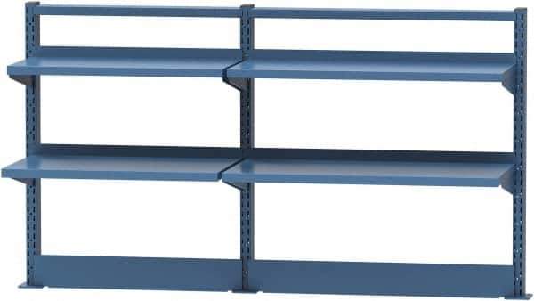 Lista - Steel Workbench & Workstation Riser Combination - 30" High, Use with 60" Long Workbenches - Industrial Tool & Supply