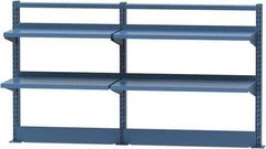 Lista - Steel Workbench & Workstation Riser Combination - 30" High, Use with 72" Long Workbenches - Industrial Tool & Supply