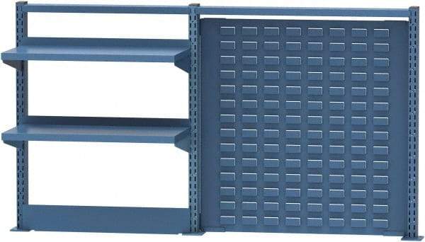 Lista - Steel Workbench & Workstation Riser Combination - 30" High, Use with 72" Long Workbenches - Industrial Tool & Supply