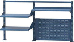 Lista - Steel Workbench & Workstation Riser Combination - 30" High, Use with 60" Long Workbenches - Industrial Tool & Supply