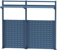 Lista - Steel Workbench & Workstation Riser Combination - 48" High, Use with 60" Long Workbenches - Industrial Tool & Supply