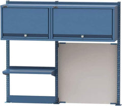 Lista - Steel Workbench & Workstation Riser Combination - 48" High, Use with 72" Long Workbenches - Industrial Tool & Supply