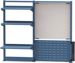 Lista - Steel Workbench & Workstation Riser Combination - 48" High, Use with 60" Long Workbenches - Industrial Tool & Supply