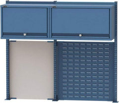 Lista - Steel Workbench & Workstation Riser Combination - 48" High, Use with 60" Long Workbenches - Industrial Tool & Supply