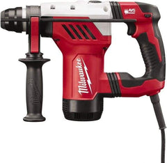 Milwaukee Tool - 120 Volt 1-1/8" SDS Plus Chuck Electric Rotary Hammer - 0 to 5,500 BPM, 0 to 1,500 RPM, Reversible - Industrial Tool & Supply