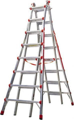 Little Giant Ladder - 15 Steps, 15' High, Type IA Rating, Aluminum Step Ladder - 300 Lb Load Capacity, 37" Base Width - Industrial Tool & Supply