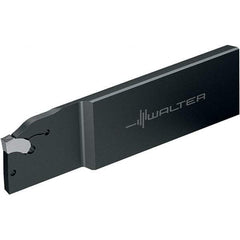 Walter - G2042, External, Left Hand, 33mm Max Depth of Cut, 4mm Min Groove Width, Indexable Grooving Tool Holder - SX-4.. Insert Compatibility, 8mm Shank Height, 0.315" Shank Width, 110mm OAL, Through Coolant - Industrial Tool & Supply