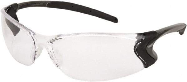 MCR Safety - Safety Glasses - CLR A/F LENS METAL FRM BACKDRAFT FRAMELESS GLS - Industrial Tool & Supply