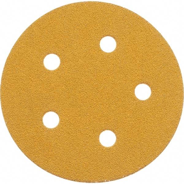 3M - 5" Diam, 500 Grit, Aluminum Oxide Hook & Loop Disc - Super Fine Grade, Coated, Series 255L - Industrial Tool & Supply