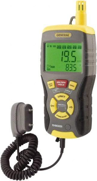 General - Moisture Meter - 3" Color LCD Display - Industrial Tool & Supply