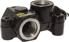 Parker - 60 GPM 1 Inlet Cast Iron Hydraulic Control Valve - 1-5/16 - 12 Thread, 5,000 psi, 2.68" Wide x 3.38" Long - Industrial Tool & Supply