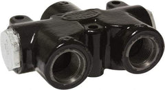 Parker - 35 GPM 3/4 Inlet Cast Iron Hydraulic Control Valve - 1-1/16 - 12 Thread, 2,500 psi, 1.78" Wide x 5.69" Long - Industrial Tool & Supply