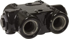 Parker - 25 GPM 5/8 Inlet Cast Iron Hydraulic Control Valve - 7/8-14 Thread, 3,000 psi, 1.78" Wide x 5.31" Long - Industrial Tool & Supply