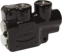 Parker - 15 GPM 5/8 Inlet Cast Iron Hydraulic Control Valve - 7/8-14 Thread, 2,500 psi, 1.88" Wide x 6.88" Long - Industrial Tool & Supply