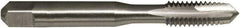 Vermont Tap & Die - #10-24 UNC, 3 Flute, Bright Finish, High Speed Steel Spiral Point Tap - Plug Chamfer, Right Hand Thread, 2-3/8" OAL, 1/2" Thread Length, 4.93mm Shank Diam, 2/2B/3B Class of Fit, Series 3112HD - Exact Industrial Supply