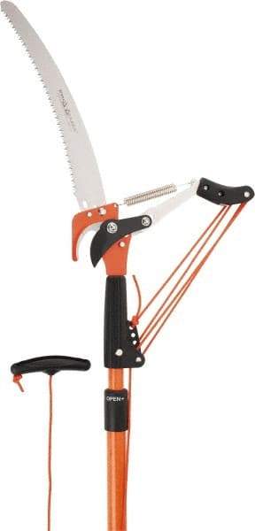 PRO-SOURCE - Pruner - 4.8" Long Hardened Steel Blade, 96" Long Tubular Handle - Industrial Tool & Supply