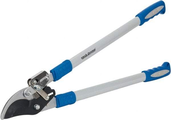 PRO-SOURCE - By-Pass Lopper - 4-1/2" Long PTFE Coated Steel Blade, 25" Long Handle with Grips - Industrial Tool & Supply