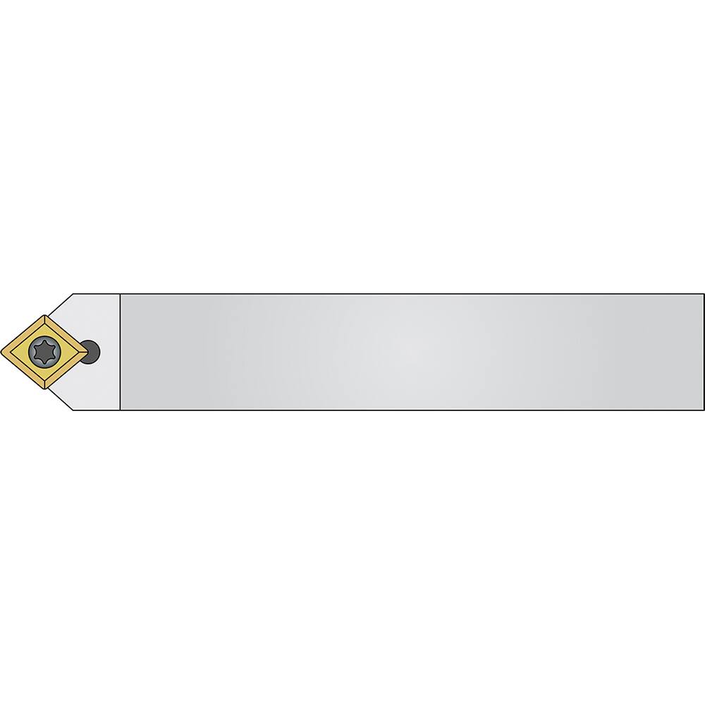 Micro 100 - Neutral SCMCN 0° Neutral Rake Indexable Turning Toolholder - Exact Industrial Supply