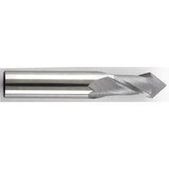 .0450" Dia. - 1-1/2" OAL - Carbide - Bright - Marxman Drill - Mill SE EM - 2 FL - Industrial Tool & Supply