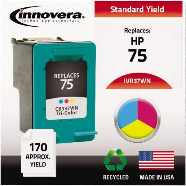 innovera - Inkjet Printer Cartridge - Use with HP Deskjet D4260, D4360, Officejet J5750, J5780, J6480, Photosmart C4240, C4250, C4280, C4350, C4380, C4385, C4480, C4580, C5240, C5250, C5280, C5580, D5345, D5360 - Industrial Tool & Supply