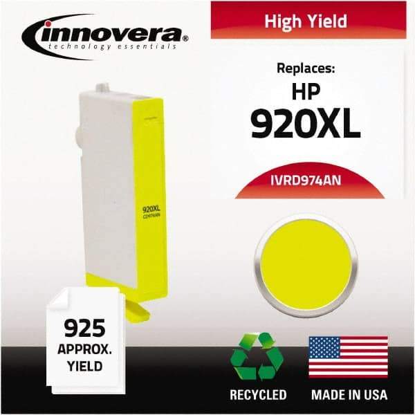 innovera - Yellow Inkjet Printer Cartridge - Use with HP Officejet 6000, 6000 Wireless, 6500, 6500 Wireless, Officejet Wide Format 7500A - Industrial Tool & Supply
