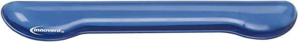 innovera - 2-7/8" x 18-1/4" x 1-1/4" Blue Keyboard Wrist Rest - Use with Keyboard - Industrial Tool & Supply