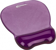 innovera - 9-5/8" x 8-1/4" x 1-1/8" Purple Mouse Pad - Use with Mouse - Industrial Tool & Supply