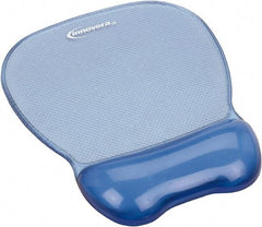 innovera - 9-5/8" x 8-1/4" x 1-1/8" Blue Mouse Pad - Use with Mouse - Industrial Tool & Supply