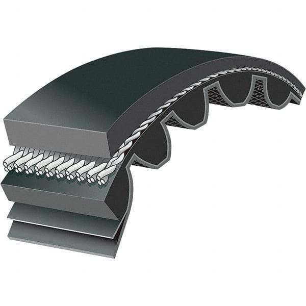 Bando - Section 8M, 30mm Wide, 2,800mm Outside Length, Timing Belt - Neoprene Rubber, Black, Series 8M - Industrial Tool & Supply