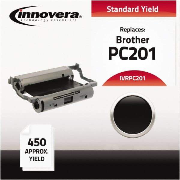 innovera - Black Thermal Print Cartridge Ribbon - Use with Brother MFC-1770, 1780, 1870MC, 1970MC, PPF-1170, 1270, 1270E, 1570MC, 1575MC - Industrial Tool & Supply