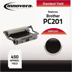 innovera - Black Thermal Print Cartridge Ribbon - Use with Brother MFC-1770, 1780, 1870MC, 1970MC, PPF-1170, 1270, 1270E, 1570MC, 1575MC - Industrial Tool & Supply