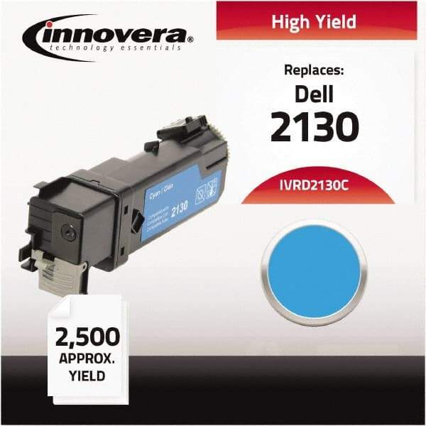 innovera - Cyan Toner Cartridge - Use with Dell 2130CN, 2135CN - Industrial Tool & Supply